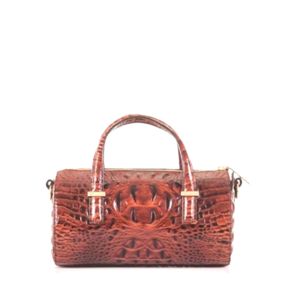 Brahmin Claire Pecan Melbourne Brown Bag Crossbody